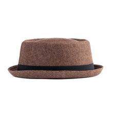 Carica l'immagine nel visualizzatore di Gallery, Cappello Doyle Straw Pork Pie: Black / Medium