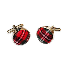 Carica l'immagine nel visualizzatore di Gallery, Gemelli Royal Stewart con motivo tartan tradizionale