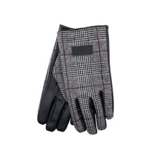 Carica l'immagine nel visualizzatore di Gallery, Guanti in tweed con motivo tartan: Blue Box Check