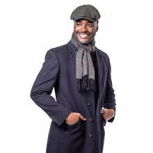 Carica l'immagine nel visualizzatore di Gallery, Sciarpa in pura lana a spina di pesce: Green Herringbone