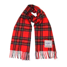Carica l'immagine nel visualizzatore di Gallery, LAMBSWOOL Sciarpa tartan in pura lana: Heather Tartan