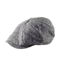 Carica l'immagine nel visualizzatore di Gallery, Berretto Newsboy in tweed - grigio