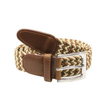 Carica l'immagine nel visualizzatore di Gallery, Cintura Heritage Braid: Green Brown Mix