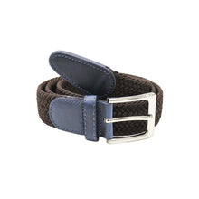 Carica l'immagine nel visualizzatore di Gallery, Cintura Heritage Braid: Navy/Cream/Red