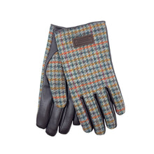 Carica l'immagine nel visualizzatore di Gallery, Guanti in tweed con motivo tartan: Grey Box Herringbone