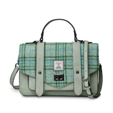 Carica l'immagine nel visualizzatore di Gallery, BORSA SATCHEL in HARRIS TWEED® colore CHESTNUT size LARGE