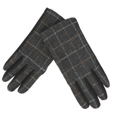 Carica l'immagine nel visualizzatore di Gallery, Guanti da uomo in tweed touchscreen: Brown