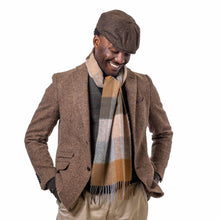 Carica l'immagine nel visualizzatore di Gallery, Cappello bambino Tommy Tweed Baker: Blue Box Check Union Jack Lining