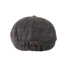 Carica l'immagine nel visualizzatore di Gallery, Cappello bambino Tommy Tweed Baker: Blue Box Check Union Jack Lining