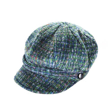 Carica l'immagine nel visualizzatore di Gallery, Cappello Newsboy in tweed spazzolato: Brushed Grey
