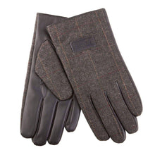 Carica l'immagine nel visualizzatore di Gallery, Guanti in tweed con motivo tartan: Petrol Rust