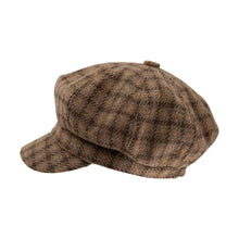 Carica l'immagine nel visualizzatore di Gallery, Cappello da giornalaio a quadri Women's Heritage: Tan Mix Check