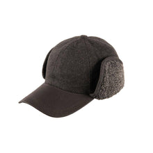 Carica l'immagine nel visualizzatore di Gallery, Cappello Heritage Borg Trapper: Grey Herringbone / M/L