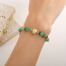 Carica l'immagine nel visualizzatore di Gallery, Bracciale IRB-060G con chips di giada verde