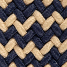 Carica l'immagine nel visualizzatore di Gallery, Cintura Heritage Braid: Navy/Cream/Red