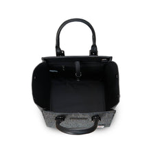 Carica l'immagine nel visualizzatore di Gallery, Borsa The Medium Cailliein Harris Tweed®: Black Watch