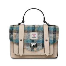 Carica l'immagine nel visualizzatore di Gallery, BORSA SATCHEL in HARRIS TWEED® colore CHESTNUT size LARGE