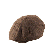 Carica l'immagine nel visualizzatore di Gallery, Cappello bambino Tommy Tweed Baker: Blue Box Check Union Jack Lining