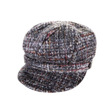 Carica l'immagine nel visualizzatore di Gallery, Cappello Newsboy in tweed spazzolato: Brushed Grey