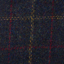 Carica l'immagine nel visualizzatore di Gallery, Berretto piatto con orecchie in tweed: Blue / S/M