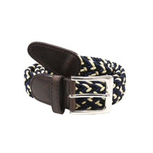 Carica l'immagine nel visualizzatore di Gallery, Cintura Heritage Braid: Navy/Cream/Red