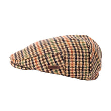 Carica l'immagine nel visualizzatore di Gallery, Berretto piatto classico in tweed: Green Twill