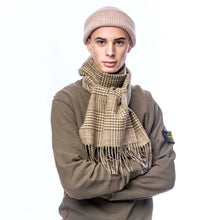 Carica l'immagine nel visualizzatore di Gallery, SCIARPA 100% LANA D’AGNELLO – LAMBSWOOL Principe di Galles: Green