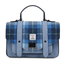 Carica l'immagine nel visualizzatore di Gallery, BORSA SATCHEL in HARRIS TWEED® colore CHESTNUT size LARGE