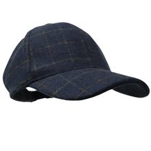 Carica l'immagine nel visualizzatore di Gallery, Berretto da baseball Tweed Check: Black/All