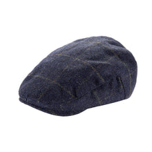 Carica l'immagine nel visualizzatore di Gallery, Berretto piatto classico in tweed: Green Box Check