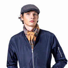Carica l'immagine nel visualizzatore di Gallery, Berretto piatto classico in tweed: Blue Box Check