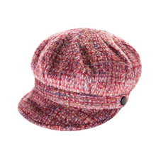 Carica l'immagine nel visualizzatore di Gallery, Cappello Newsboy in tweed spazzolato: Brushed Blush Pink