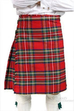 Carica l'immagine nel visualizzatore di Gallery, KILT SCOZZESE DELUXE Royal Stewart Modern taglia uk 46''-48'' (ita 56)