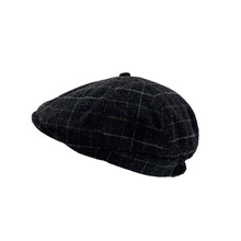 Carica l'immagine nel visualizzatore di Gallery, Cappello bambino Tommy Tweed Baker: Blue Box Check Union Jack Lining