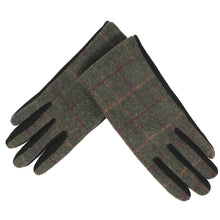 Carica l'immagine nel visualizzatore di Gallery, Guanti da uomo in tweed touchscreen: Brown
