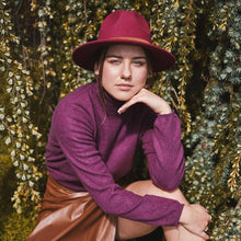 Carica l'immagine nel visualizzatore di Gallery, Fedora classica in feltro a colori: Green