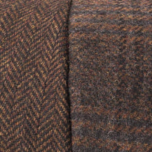 Carica l'immagine nel visualizzatore di Gallery, Cappellino Newsboy patchwork di tweed: Navy