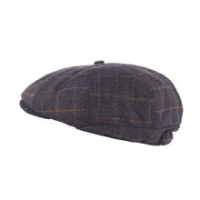 Carica l'immagine nel visualizzatore di Gallery, Cappello bambino Tommy Tweed Baker: Blue Box Check Union Jack Lining