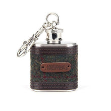 Carica l'immagine nel visualizzatore di Gallery, Fiaschetta in tweed: Grey Box Herringbone