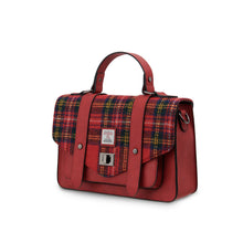 Carica l'immagine nel visualizzatore di Gallery, SPECIAL SALE 90000 FOLLOWERS! Borsa in Harris Tweed - Large Satchel - Royal stewart (Copia)