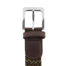 Carica l'immagine nel visualizzatore di Gallery, Cintura Heritage Braid: Green Brown Mix