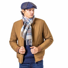 Carica l'immagine nel visualizzatore di Gallery, Cappellino Newsboy patchwork di tweed: Green Box Check