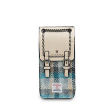 Carica l'immagine nel visualizzatore di Gallery, La borsa per telefono IN Harris Tweed®: Black Watch