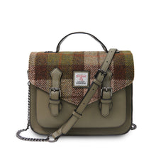 Carica l'immagine nel visualizzatore di Gallery, The Medium Calton Satchel: Pink and Blue Tartan