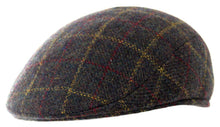 Carica l'immagine nel visualizzatore di Gallery, Berretto piatto con orecchie in tweed: Blue / L/XL