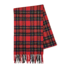 Carica l'immagine nel visualizzatore di Gallery, Sciarpa Lambswool Scozzese Tartan Royal Stewart