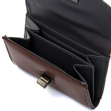 Carica l'immagine nel visualizzatore di Gallery, Portamonete Harris Tweed® Chestnut piccolo