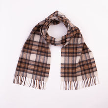 Carica l'immagine nel visualizzatore di Gallery, Sciarpa Lambswool Scozzese Tartan Natural Dress Stewart