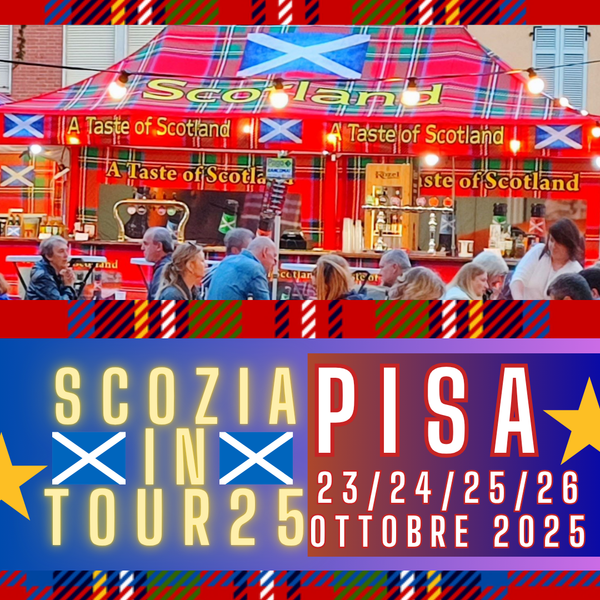 Mercato Europeo Pisa 2025:  presente stand della Scozia!