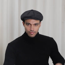 Carica l'immagine nel visualizzatore di Gallery, Cappello Tweed Newsboy Grigio Extra Large HAT-011XL
